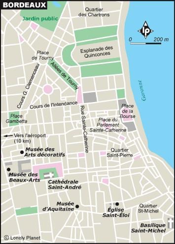 mapa ng Bordeaux hardin